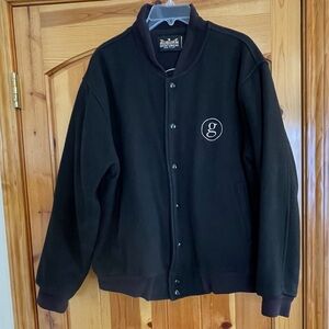 Vtg 1990's Garth Brooks Made in USA World Tour Black Wool Jacket Coat Men's XL?
